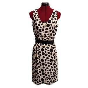 New York & Company black and off white printed dress